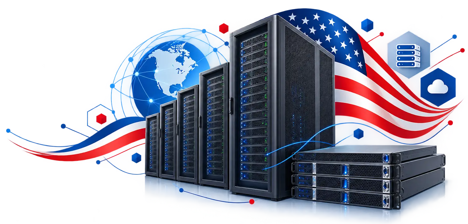 USA Data Center Server Rack